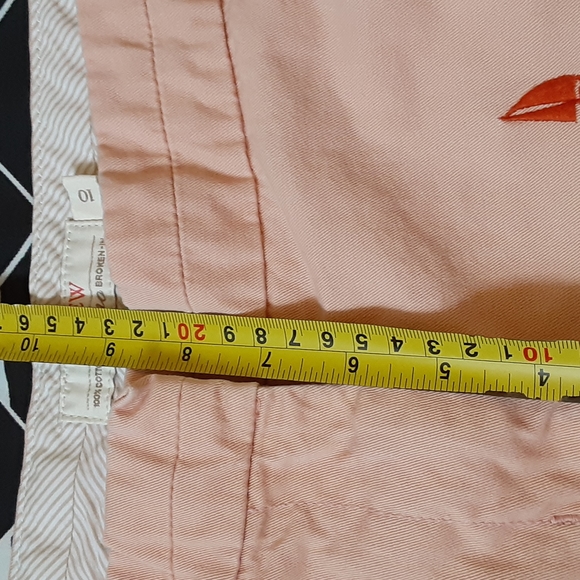 J.crew  peach shorts with sailboats , size 10 - Picture 6 of 8